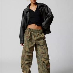 Urban Outfitters camo parachute pants